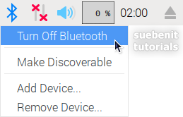 Bluetooth ausschalten